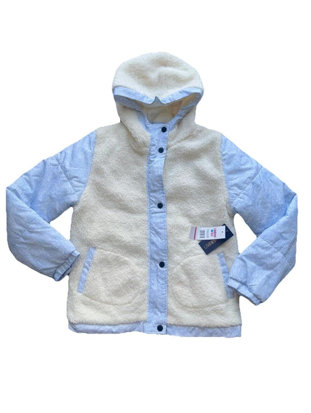 Limitted Too Girst Jacket Size 14/16 New White And Blue New